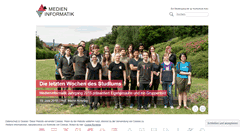 Desktop Screenshot of medieninformatik.de