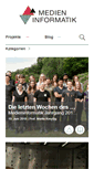 Mobile Screenshot of medieninformatik.de